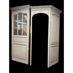 Corner Cupboard Front, Louis XV Style