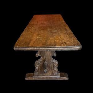 Abbey Table End XVIth Italian Oak