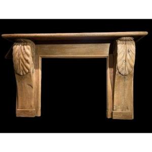 Palmette Console Fireplace