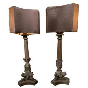 Pair Of Candlesticks XIX