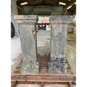 Three Small Sandstone Pillars - 18th Century