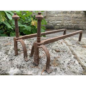 Pair Of 17th Century Andire Fireplaces