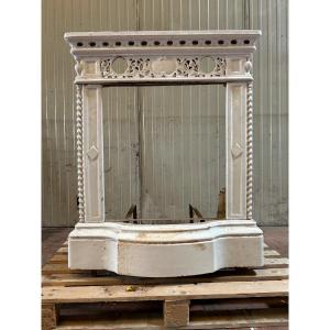 Faience Fireplace - Lorraine, Circa 1850 