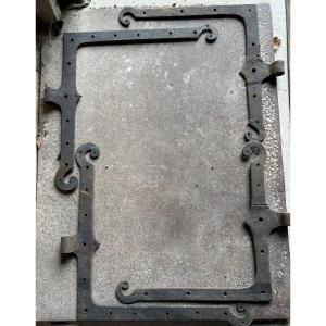 Old Ironwork - 18th Century - Hinges For Double Door Or Pair Of Wooden Shutters