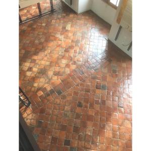 17th And 18th Century Tiled Rugs - 16cm X 16cm Squares