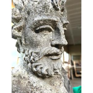 Park Statue, Stone - Late 17th - Early 18th Century - Hercules And The Lion Of Nemee