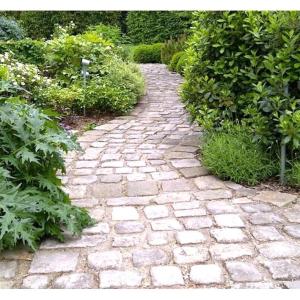 Sandstone Paving Stones, 18th Century - From The Courtyard Of A Burgundian Presbytery