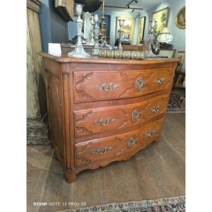 Period L XIV Chest Of Drawers In Walnut.