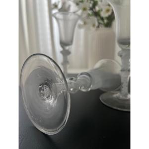Three Twist Stemmed Glasses - 18th Century Period