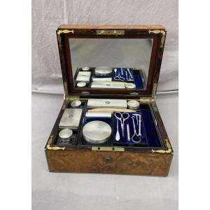 Halstaff & Hannaford London Vanity Case Men's Toilet Box Victorian Period 19th Century
