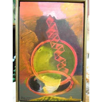 Strohalm Bohumir Dit Bocian 1912-2002 Abstract-czech Lyrical School