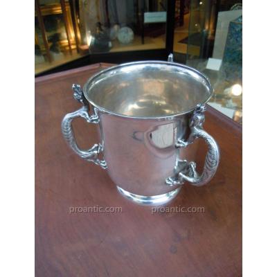Bucket Refresh English Sterling Silver London Early Twentieth 1066 Gr