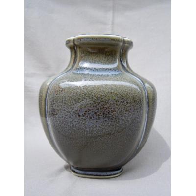 Émile Decœur (1876-1953) & Manufacture Nationale De Sèvres Sinisant Quadrilobé Vase Form D76