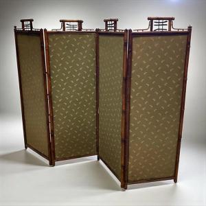 Bamboo-style Screen Circa 1900