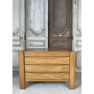 Regain Style Chest Of Drawers In Elm Circa 1980-90