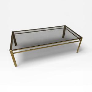 Rectangular Bronze Coffee Table