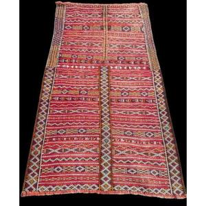 Vintage Moroccan Berber Kilim Rug