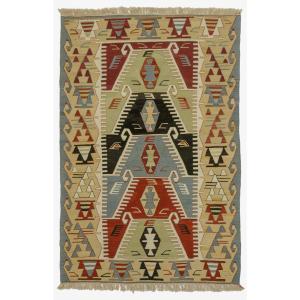 Vintage Turkish Kilim Konya Rug