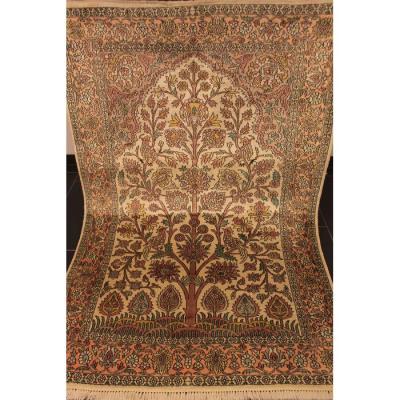 Tapis Kashmir Inde en Soie