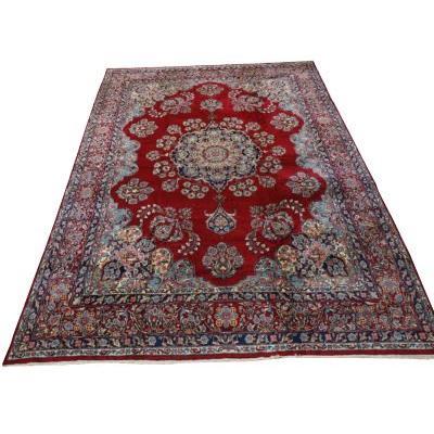 Large Persian Rug Kirman Royal 410x290