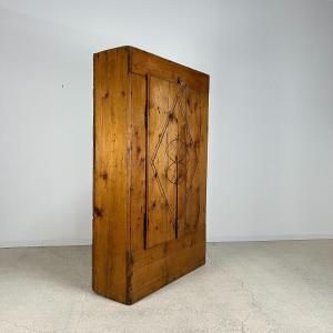 Authentic Mountain Cupboard (confiturier) From The French Alps, 18th-century Alpine Art