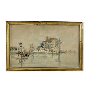 Alessandro Guaccimanni, Italian-american Painter, Watercolor - Italy Venice 1896