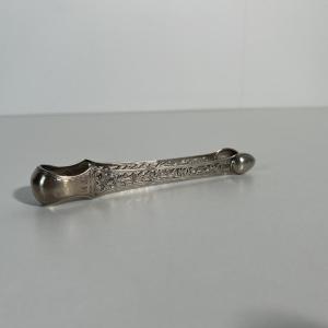 Silver Sugar Tongs, France - Vieillard Hallmark (1819-1838), Restoration Period
