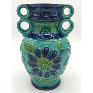 Bay Keramik West Germany Glazed Ceramic Vase, 1960s-70s
