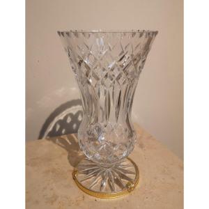 Vase En Cristal Taillé
