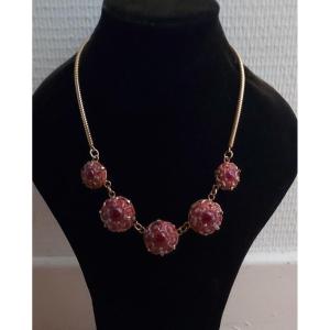 Limoge Enamel Necklace By Camille Raymond Fauré