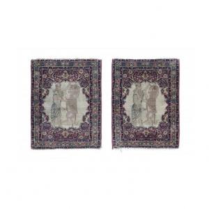 Pair Of Kirman Rugs (persia)