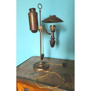 Oil Lamp Mounted With Electricity