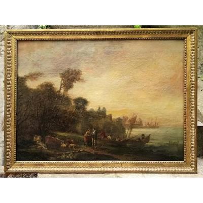 Seaside Landscape Painting