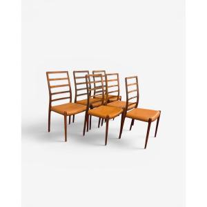 Scandinavian 1960s Chairs By Niels Otto Møller
