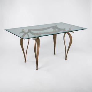 Bronze Dining Table, Late 20th Century