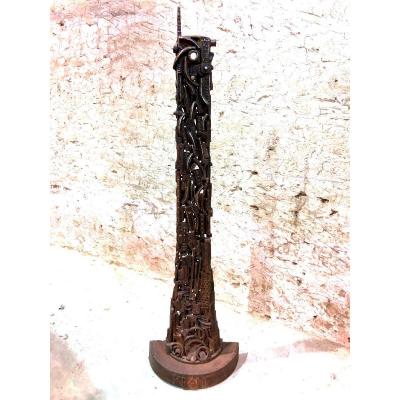 Grande sculpture en métal