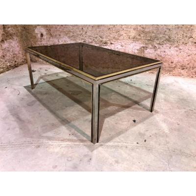 Dining Table 1970’s Roméo Rega Attributed…
