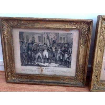 Two Framed Prints Of Napoleon