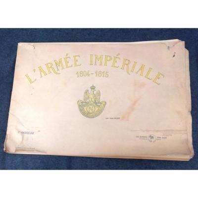 Large Booklet On The Uniforms Of The 1st. Empire Of The French Army, By Jean Augé.