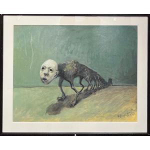 Pastel Gras Signed Hubert Duprilot