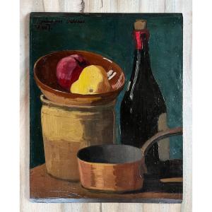 Oil On Canvas Signed Henriette Deloras