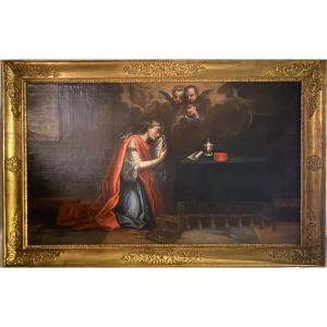 Mary Magdalene In Penance, Oil On Canvas By The Painter Staron P. 1731