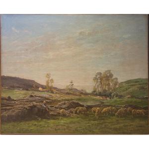 Oil On Canvas By Saint-cyr Girier