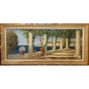 Terrace On The Mediterranean. Merio Ameglio