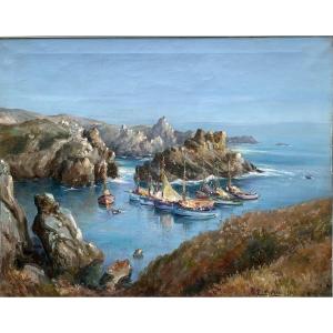 Ile d' Yeu: Before The Port Of La Meule. Gabriel Augizeau