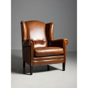 Sheepskin Wingback Chair Classic Wing Chair