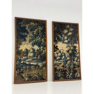 Framed Aubusson Tapestries France 18th Century
