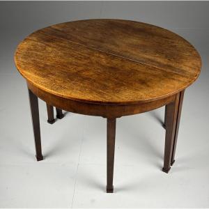2 English Half-moon Tables