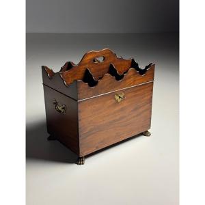 English Mahogany Bottle Rack