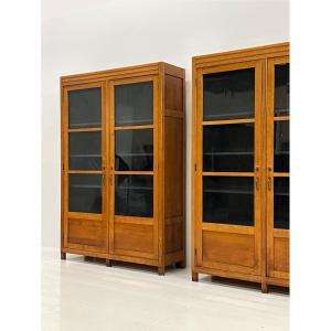2 X Art Deco Style Bookcases